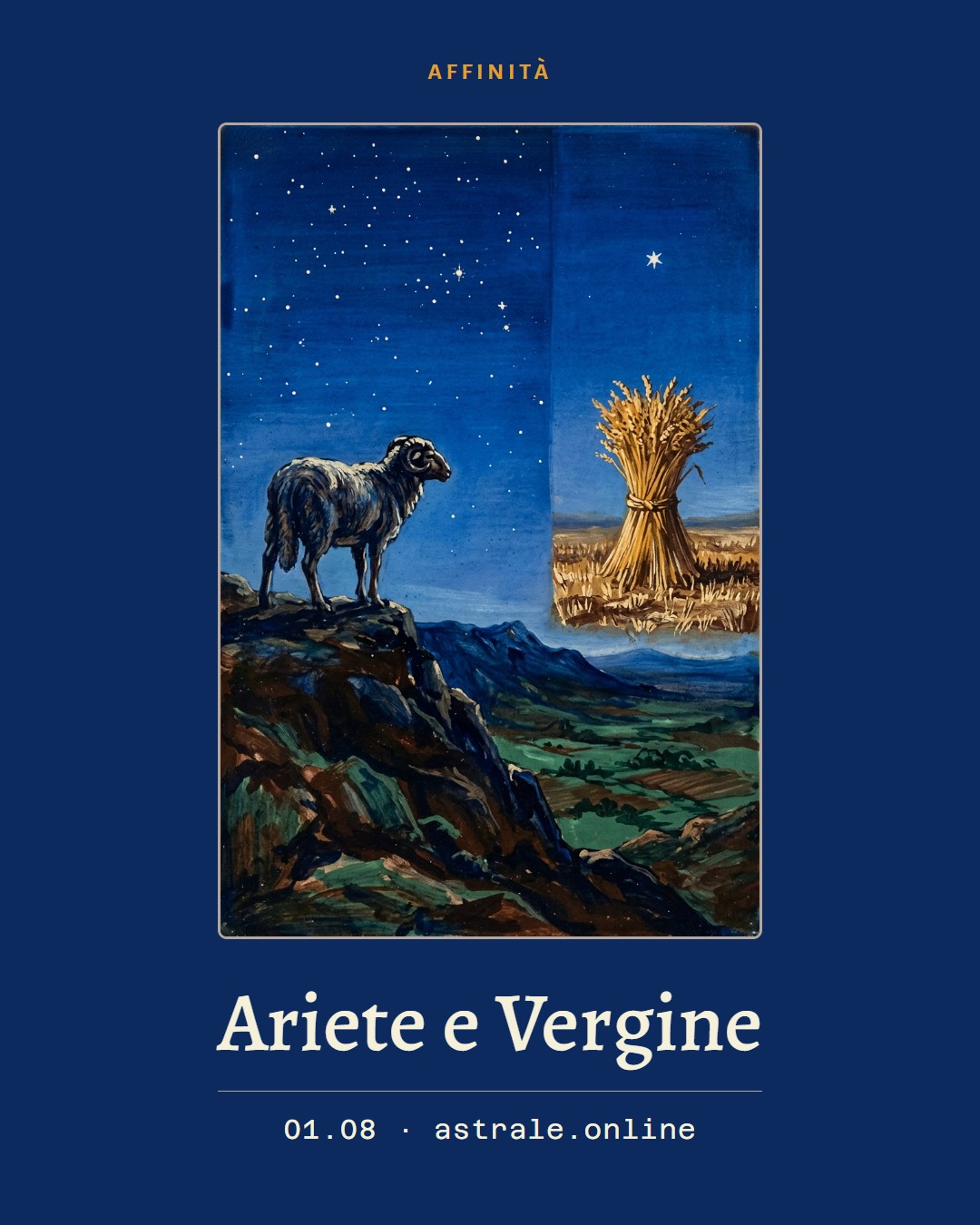 Ariete e Vergine, 1 agosto 2026