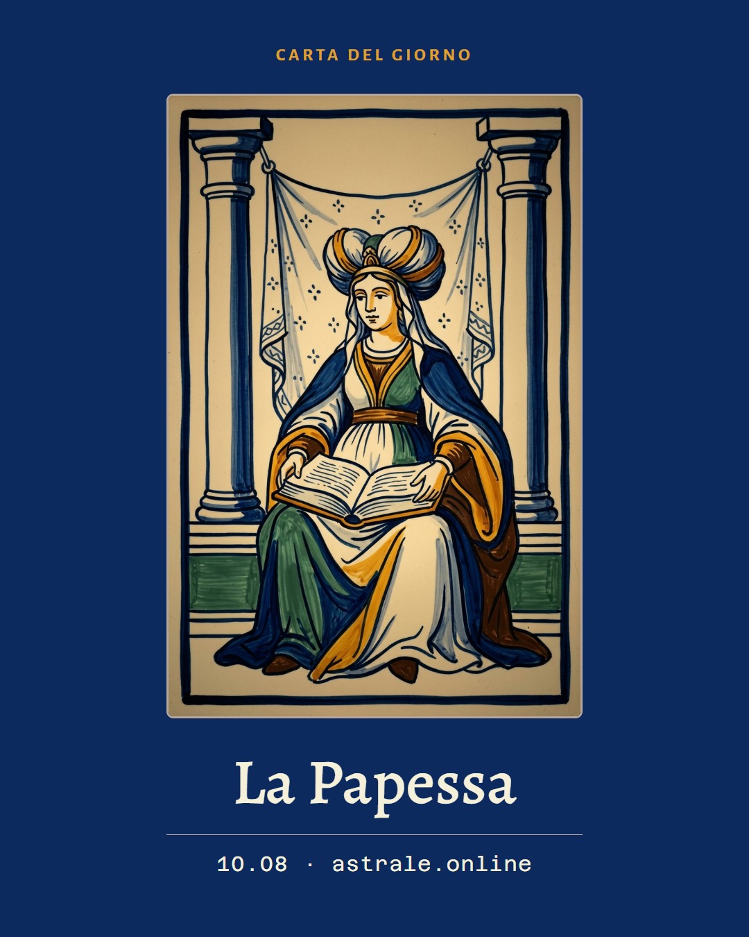 La Papessa, 10 agosto 2026