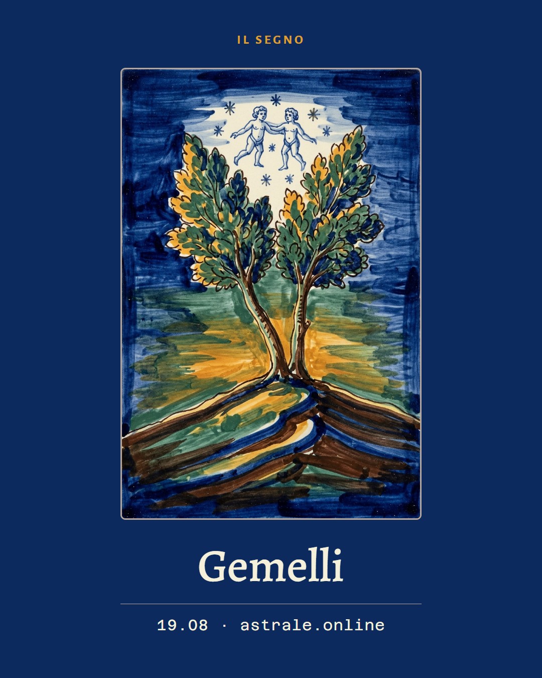 Gemelli, 19 agosto 2026