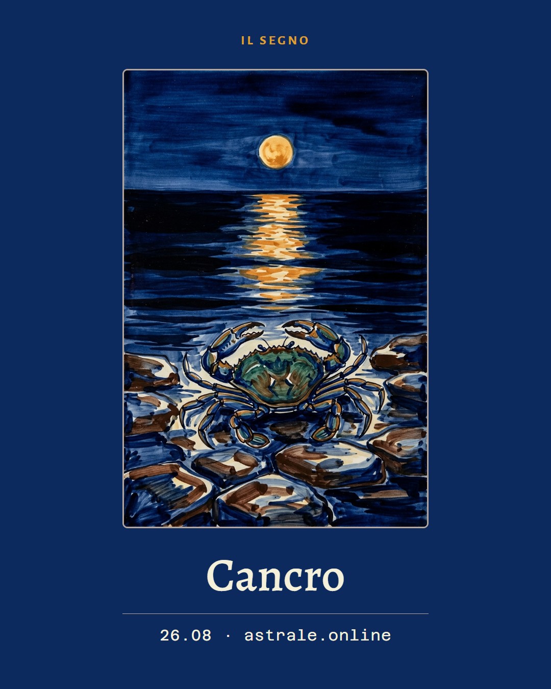 Cancro, 26 agosto 2026