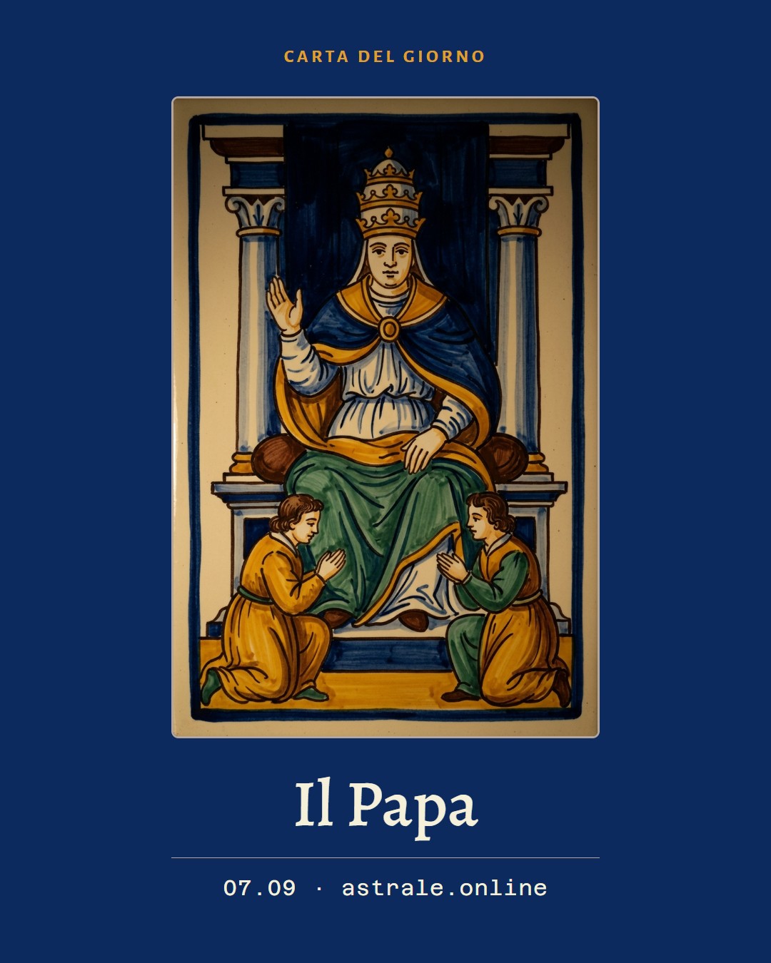 Il Papa, 7 settembre 2026