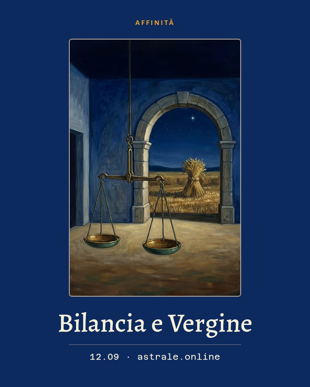 Bilancia e Vergine, 12 settembre 2026