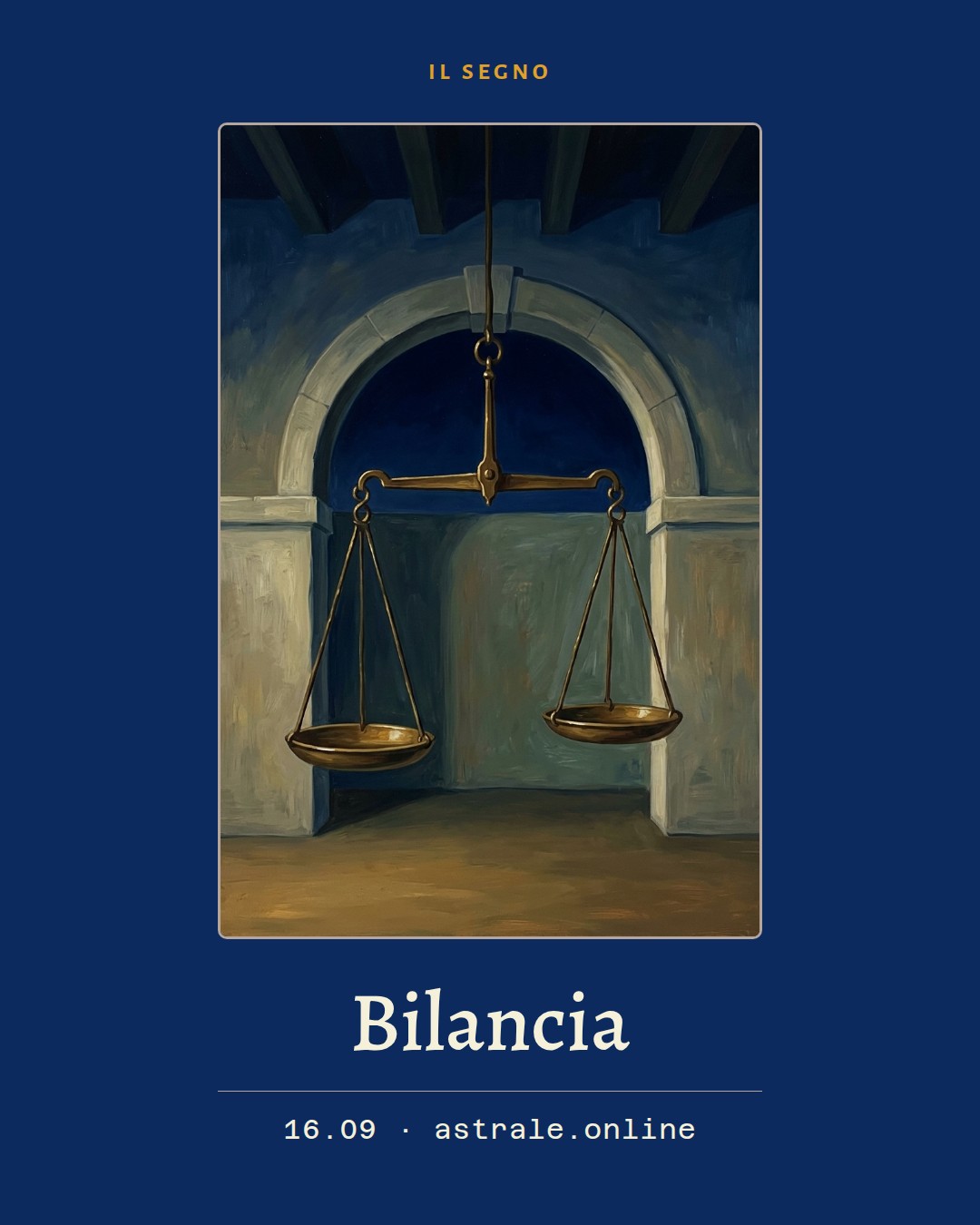 Bilancia, 16 settembre 2026