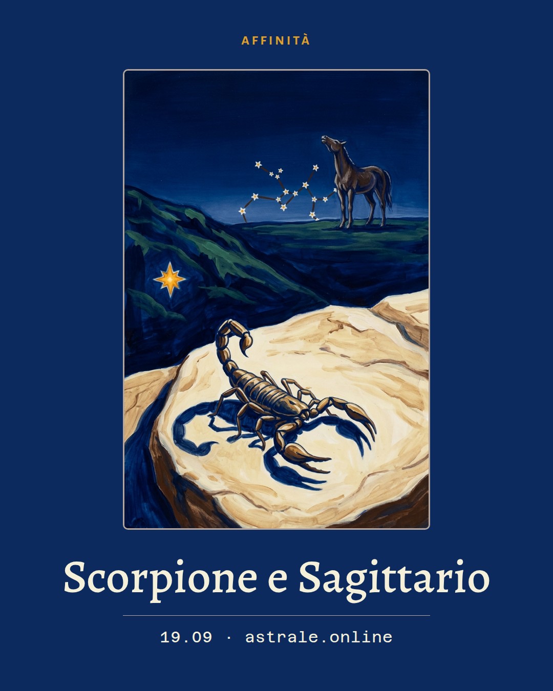 Scorpione e Sagittario, 19 settembre 2026