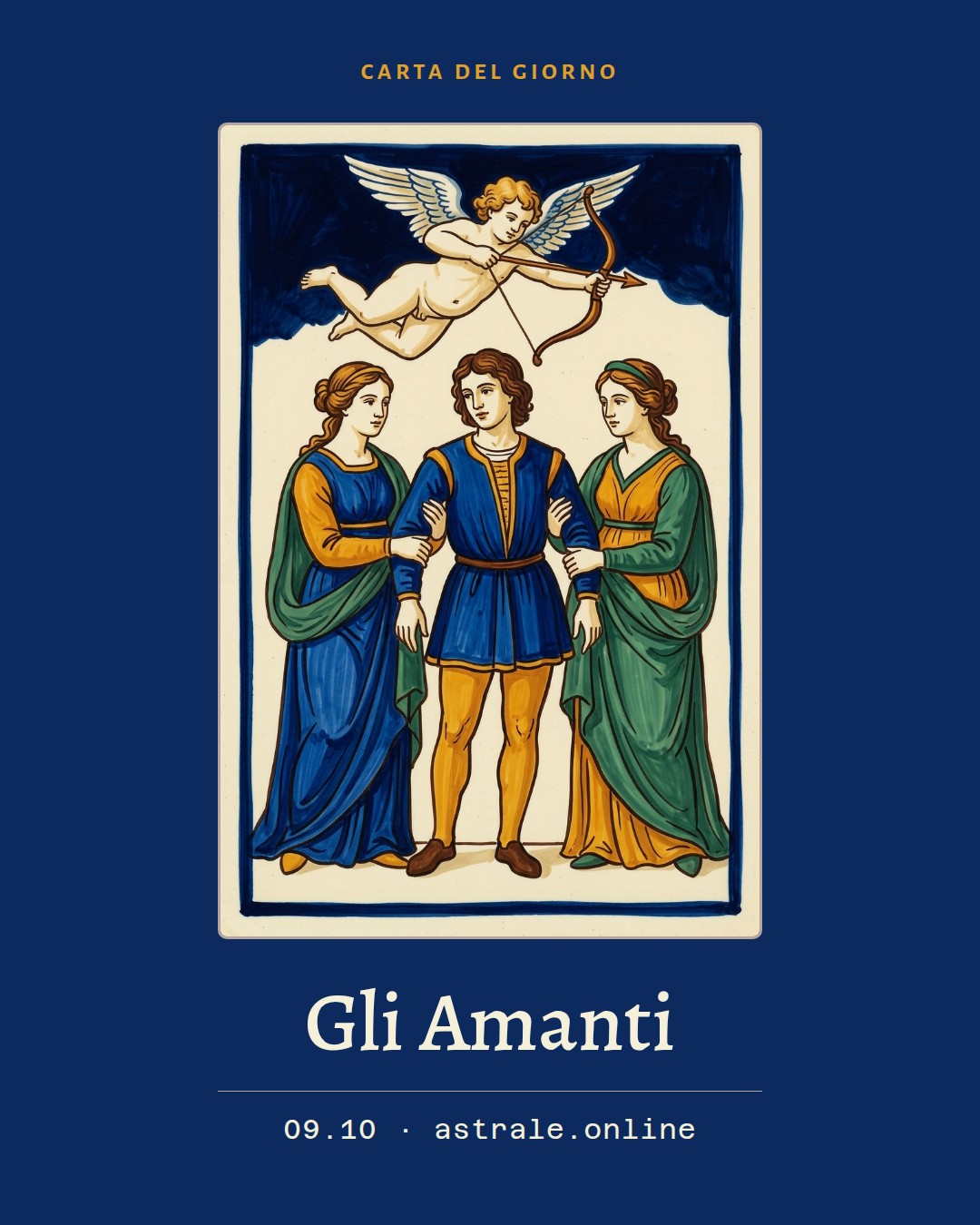 Gli Amanti, 9 ottobre 2026