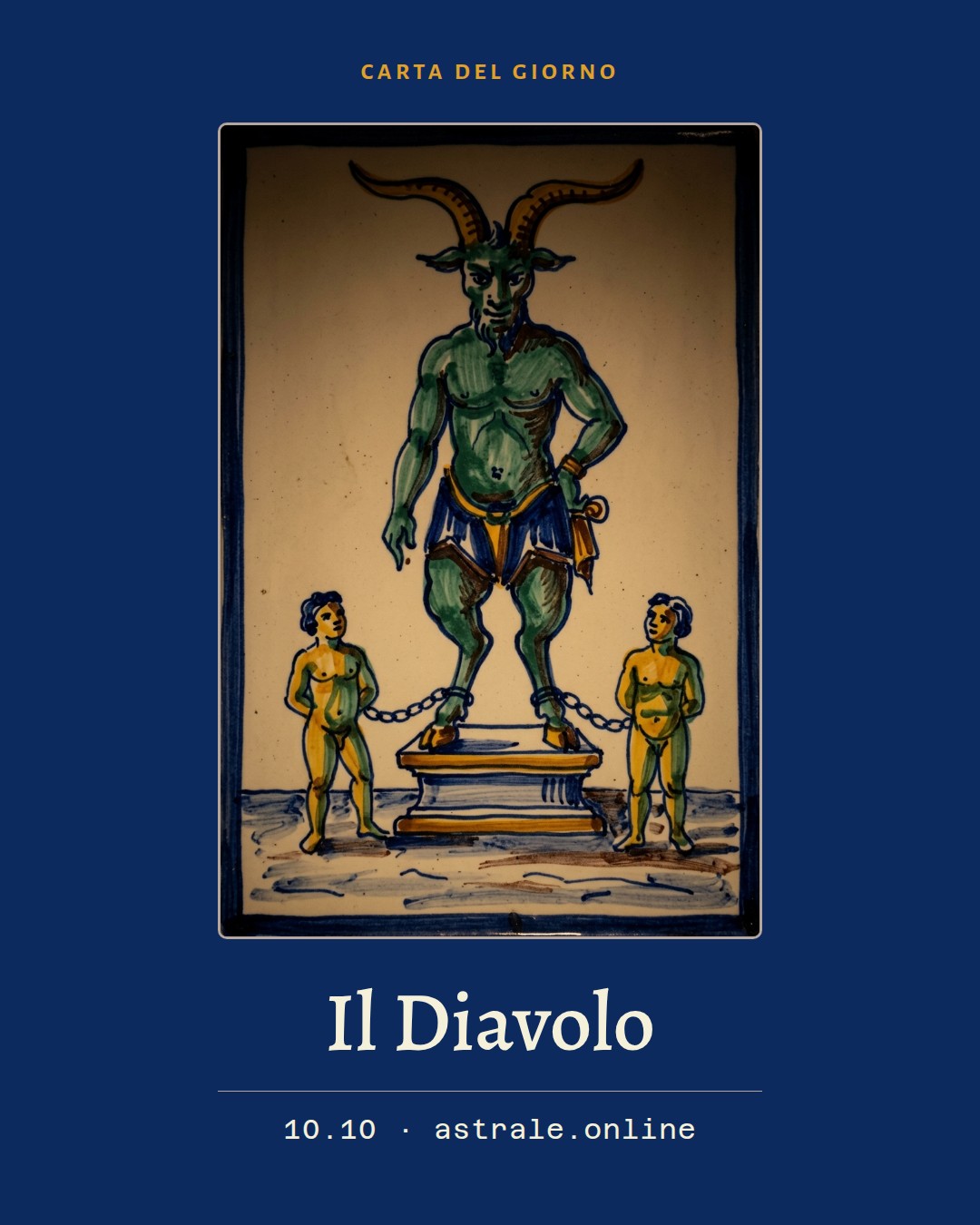 Il Diavolo, 10 ottobre 2026